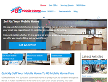 Tablet Screenshot of mobilehomesell.com